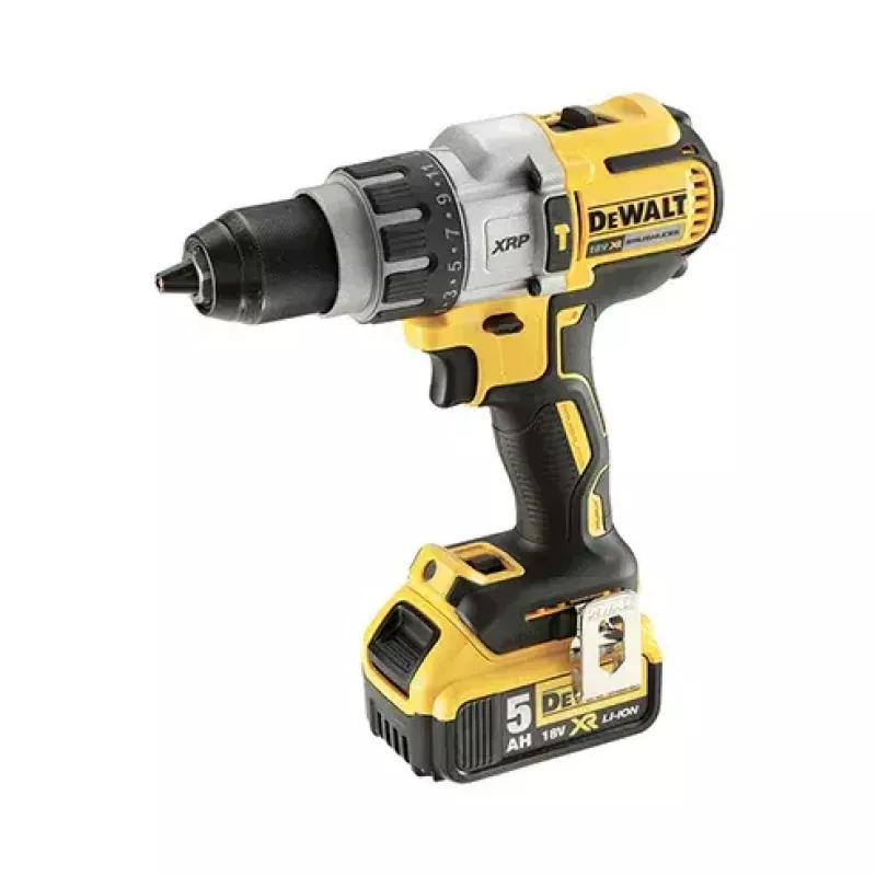 Cordless drill DeWalt DCD996P2 18V Li-Ion 5Ah Keyless chuck 3-speed, 95 Nm, 2.1 kg, hammer drilling