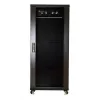 Extralink 37U Freestanding Rack Cabinet 600x1000 Black with Tempered Glass Door, 1200 kg Load Capacity