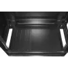 Extralink 37U Freestanding Rack Cabinet 600x1000 Black with Tempered Glass Door, 1200 kg Load Capacity