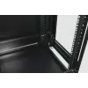Extralink 37U Freestanding Rack Cabinet 600x1000 Black with Tempered Glass Door, 1200 kg Load Capacity