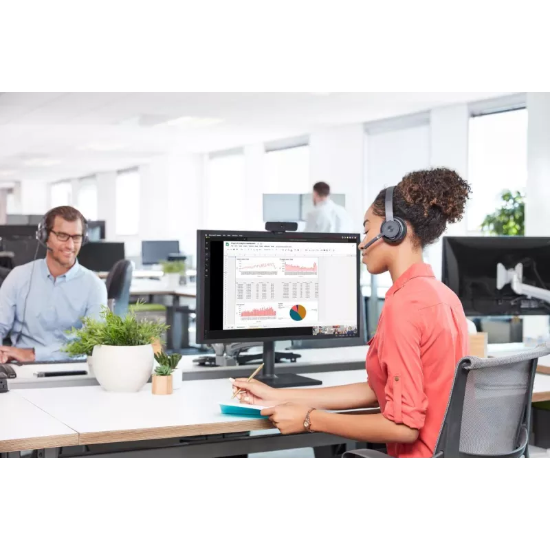 LOGITECH Zone Wireless - USB-C / USB-A - Headset - MSFT Teams Zone - Black
