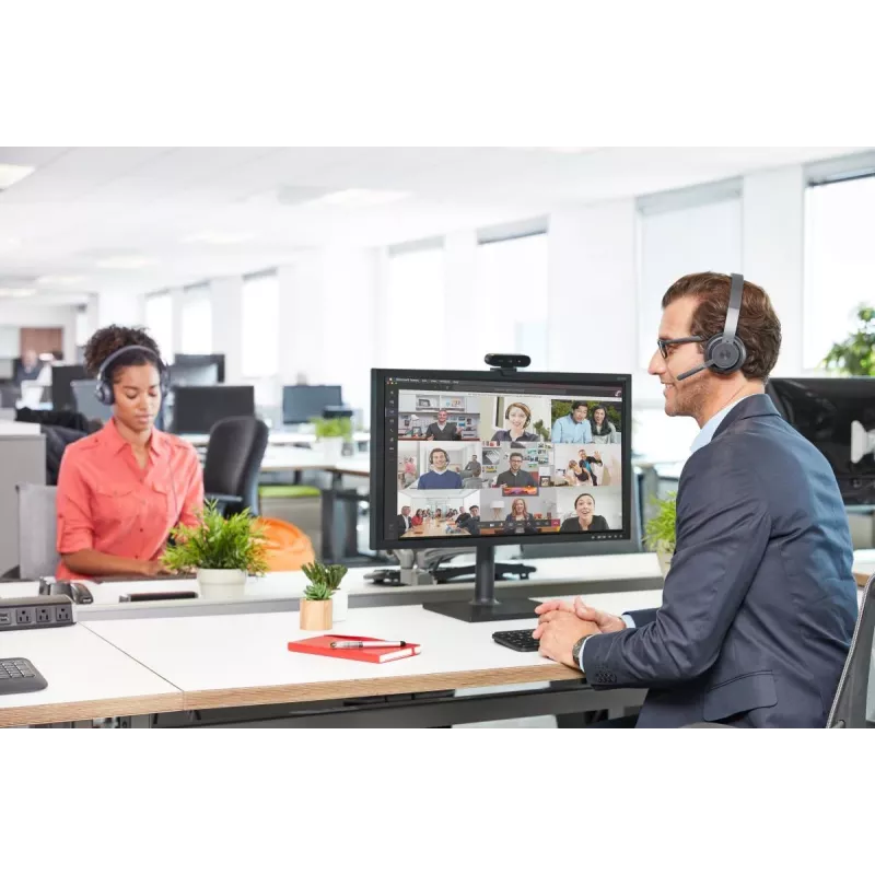 LOGITECH Zone Wireless - USB-C / USB-A - Headset - MSFT Teams Zone - Black