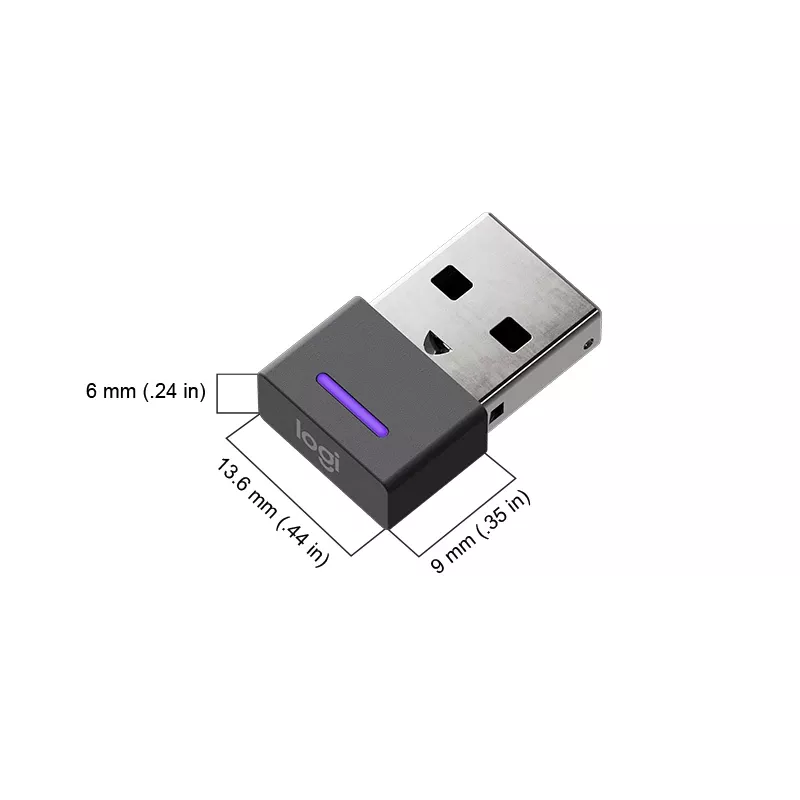 LOGITECH Zone Wireless - USB-C / USB-A - Headset - MSFT Teams Zone - Black