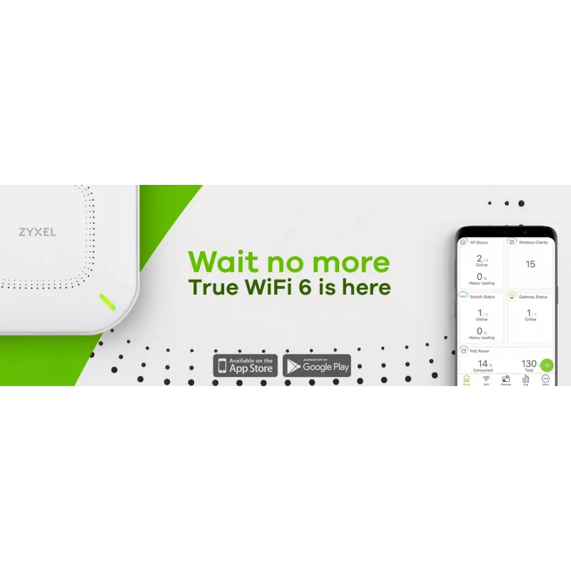 Zyxel NWA110AX 1000 Mbit/s White Power over Ethernet (PoE)