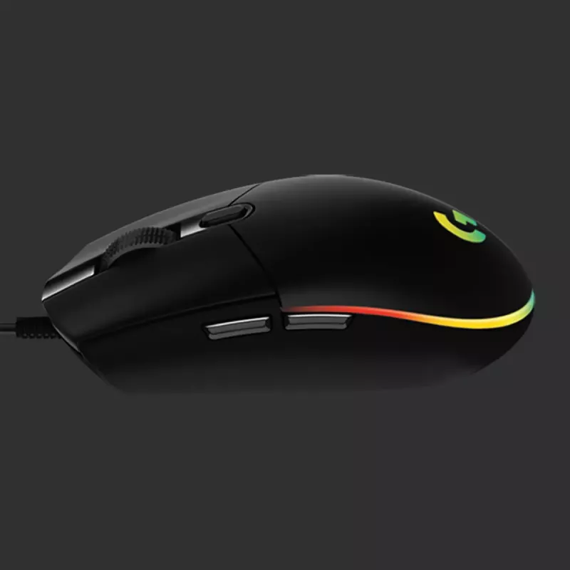 LOGITECH G203 Lightsync Gaming Mouse USB Black