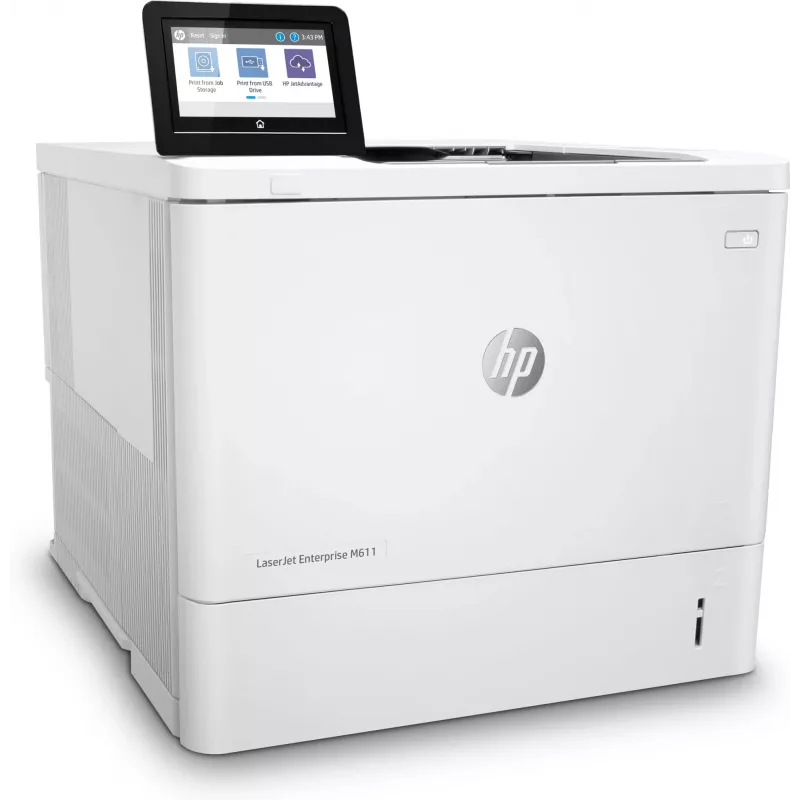 HP LaserJet Enterprise M611dn, Laser, 1200 x 1200 DPI, A4, 61 ppm, Duplex printing, Network ready
