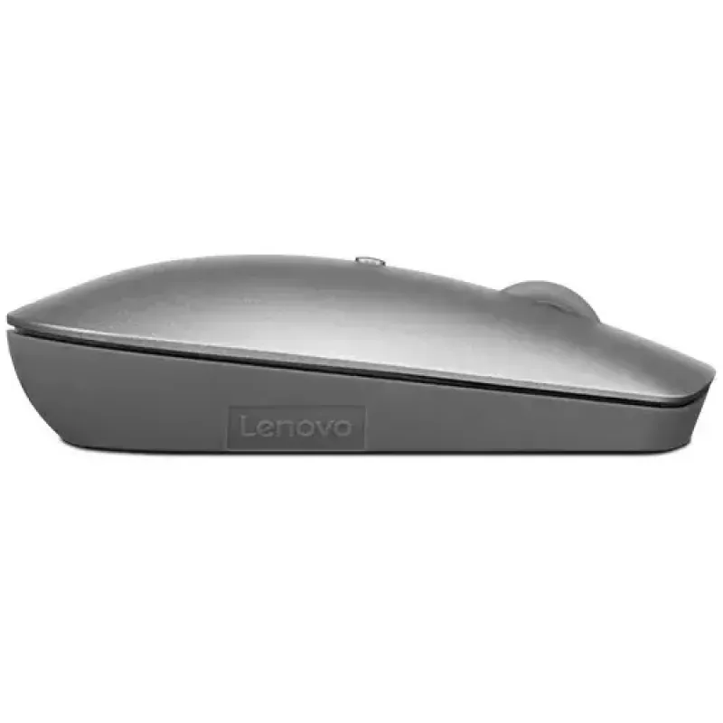 Optical Bluetooth Mouse Lenovo 600 — 2400 DPI, Bluetooth 5.0 Dual-host, 3 buttons, ball scroll, Iron Grey