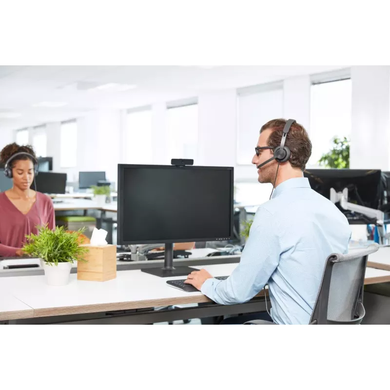 LOGITECH Zone Wired - USB-C / USB-A - Headset - UC Zone - Black