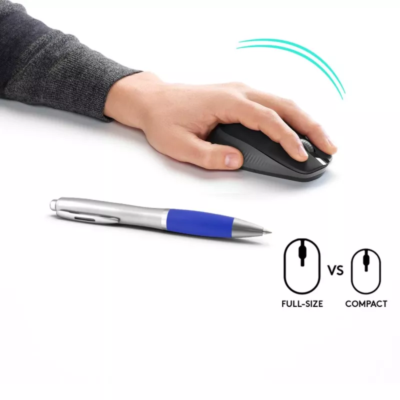 LOGITECH M190 Full-Size Wireless Mouse Charcoal