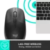 LOGITECH M190 Full-Size Wireless Mouse Charcoal