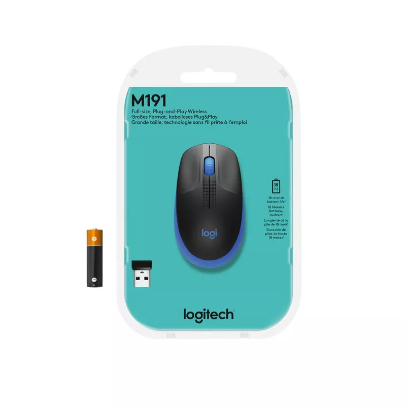 Mouse Logitech M190 Wireless USB