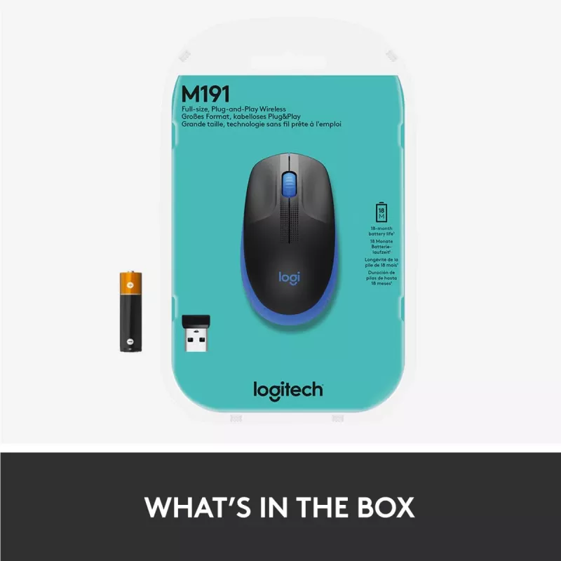 Mouse Logitech M190 Wireless USB