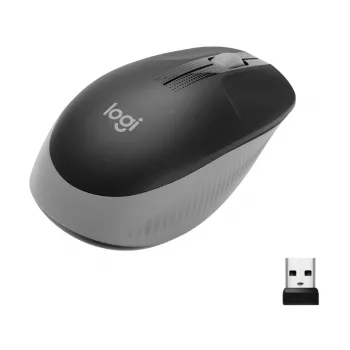 LOGITECH M190 Full-Size Wireless Mouse Mid Grey