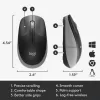 LOGITECH M190 Full-Size Wireless Mouse Mid Grey