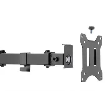 DIGITUS Universal Single Monitor Clamp Mount 17-32in 8kg (max.) Black