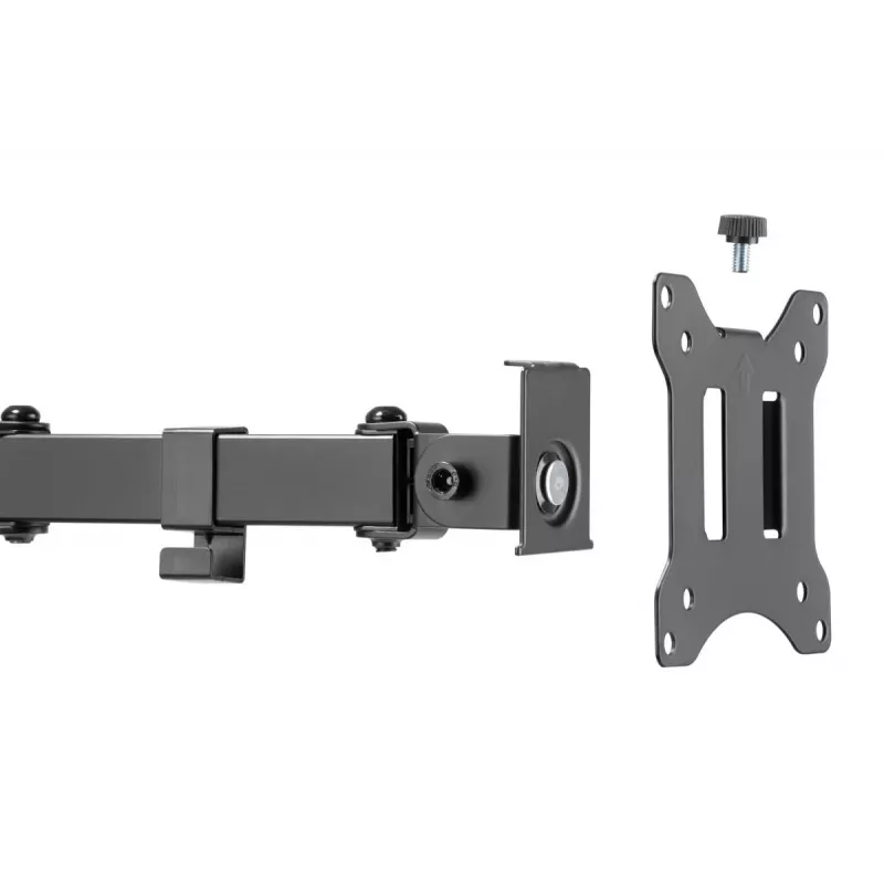 DIGITUS Universal Single Monitor Clamp Mount 17-32in 8kg (max.) Black