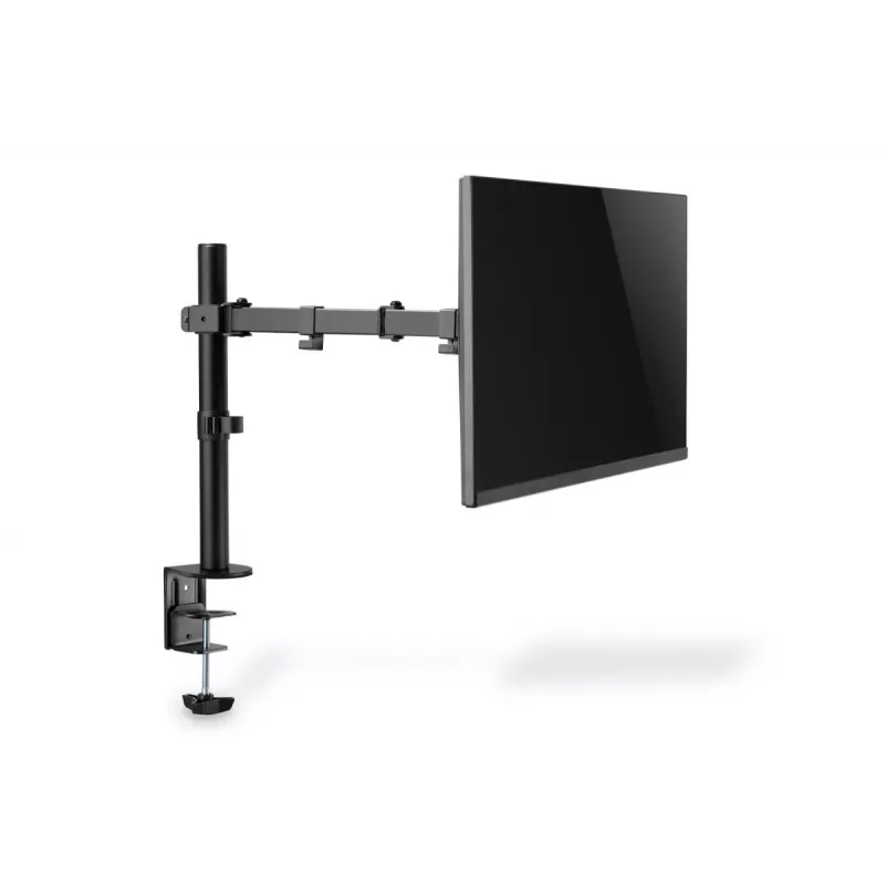 DIGITUS Universal Single Monitor Clamp Mount 17-32in 8kg (max.) Black