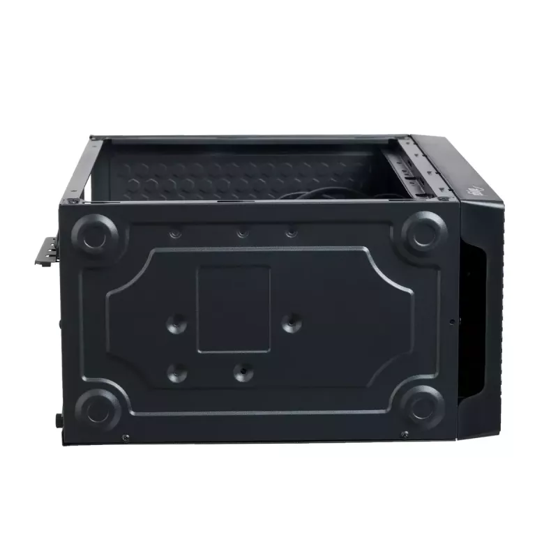 PC case Akyga AK36BK Micro Tower Black — Micro Tower, supports Flex-ATX/Mini-ITX/Micro-ATX, GPU max 25 cm, CPU cooler max 14 cm