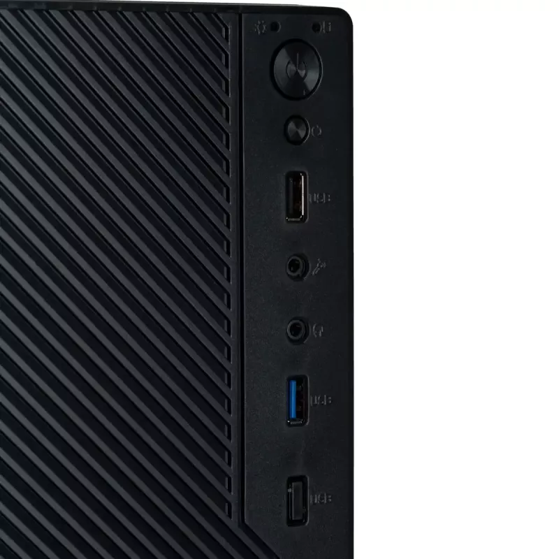 PC case Akyga AK36BK Micro Tower Black — Micro Tower, supports Flex-ATX/Mini-ITX/Micro-ATX, GPU max 25 cm, CPU cooler max 14 cm