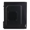 PC case Akyga AK36BK Micro Tower Black — Micro Tower, supports Flex-ATX/Mini-ITX/Micro-ATX, GPU max 25 cm, CPU cooler max 14 cm