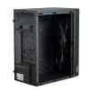 PC case Akyga AK36BK Micro Tower Black — Micro Tower, supports Flex-ATX/Mini-ITX/Micro-ATX, GPU max 25 cm, CPU cooler max 14 cm