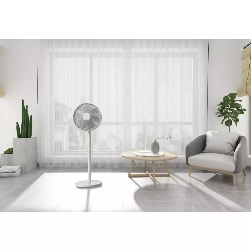 Standing Fan Xiaomi Mi Smart Standing Fan 2 Lite PYV4007GL — 35.6 cm 7-blade, 3 speeds, 45 W, 90° oscillation, adjustable height 642–1000 mm, white