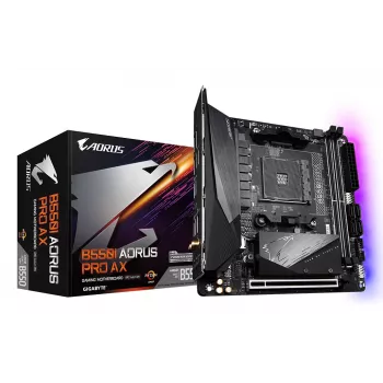 Motherboard GIGABYTE B550I AORUS PRO AX, B550, AM4, Mini-ITX