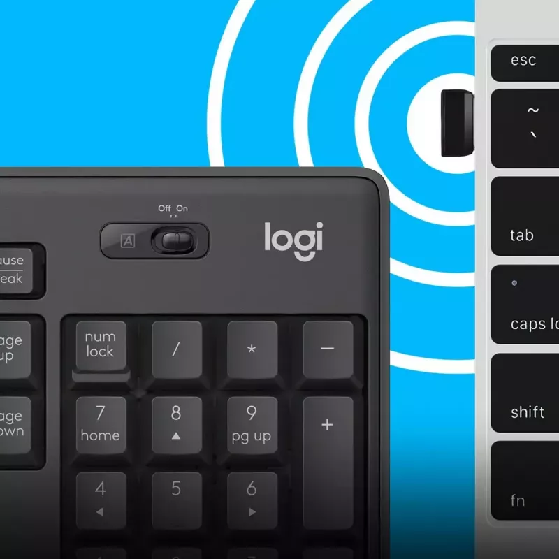 Logitech MK295 Silent Wireless Combo keyboard RF Wireless QWERTY US International Black