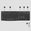 Logitech MK295 Silent Wireless Combo keyboard RF Wireless QWERTY US International Black