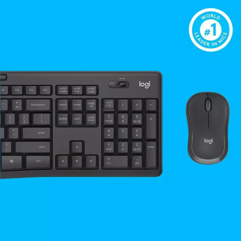 Logitech MK295 Silent Wireless Combo keyboard RF Wireless QWERTY US International Black