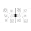 Case Fan Hub ARCTIC ACFAN00175A 10 Port PWM with SATA Power