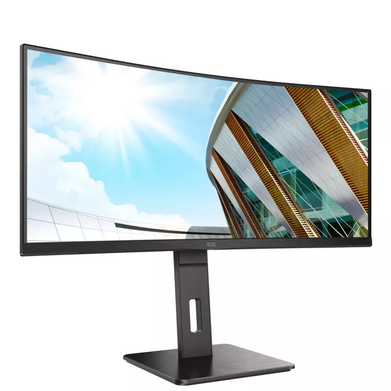 AOC P2 CU34P2A computer monitor 86.4 cm (34 inch) 3440 x 1440 pixels Quad HD LED Black