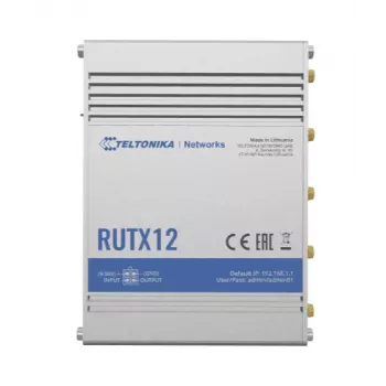 TELTONIKA Rutx12 4g Lte CAT6 Dual Band Wi-Fi Industrial Router