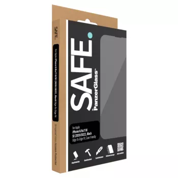 PanzerGlass SAFE. by ® Screen Protector iPhone 8 | 7 | 6 | 6s | SE (2020/2022) | Edge-to-Edge