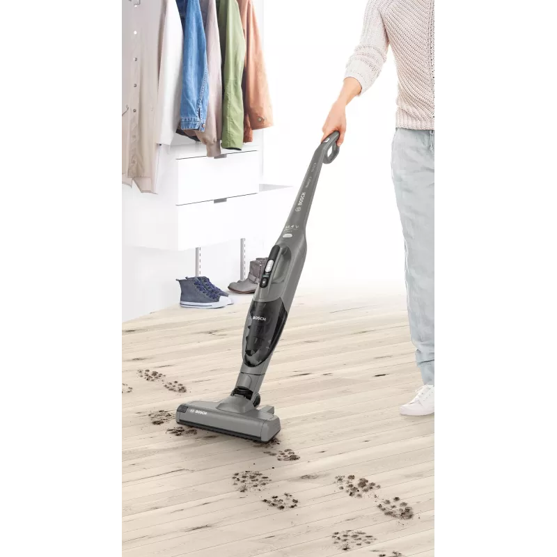 Bosch Serie 2 BBHF214G stick vacuum/electric broom 2-in-1 stick vacuum Battery Dry Bagless Grey