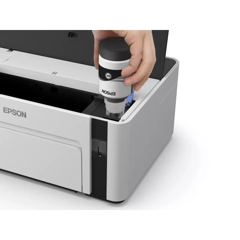 Inkjet printer Epson EcoTank ET-M1120 — monochrome, A4, 1440x720 DPI, Wi‑Fi, refillable ink tank