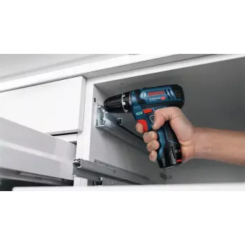 Bosch Akku-Bohrschrauber 12 V Li-Ion 1300 RPM Black, Blue, Red