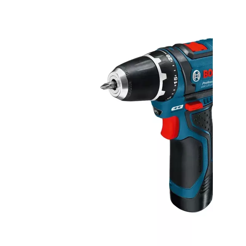 Bosch Akku-Bohrschrauber 12 V Li-Ion 1300 RPM Black, Blue, Red