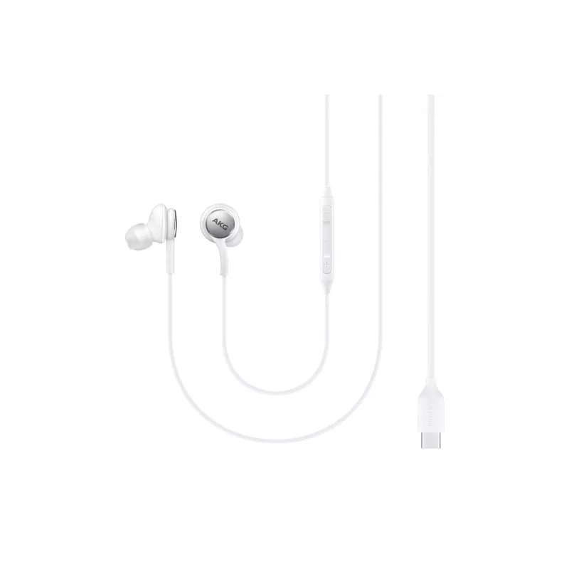 Wired in-ear headset Samsung EO-IC100, binaural, USB Type-C connector, 32 Ω impedance, 20–20000 Hz, white
