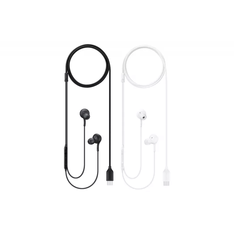 Wired in-ear headset Samsung EO-IC100, binaural, USB Type-C connector, 32 Ω impedance, 20–20000 Hz, white