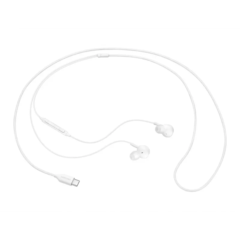 Wired in-ear headset Samsung EO-IC100, binaural, USB Type-C connector, 32 Ω impedance, 20–20000 Hz, white