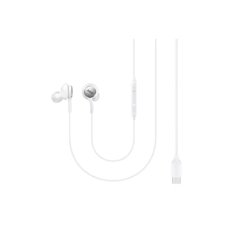 Wired in-ear headset Samsung EO-IC100, binaural, USB Type-C connector, 32 Ω impedance, 20–20000 Hz, white