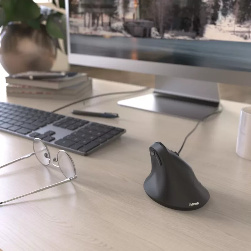 Hama EMC-500 mouse Office Right-hand USB Type-A Optical 1800 DPI