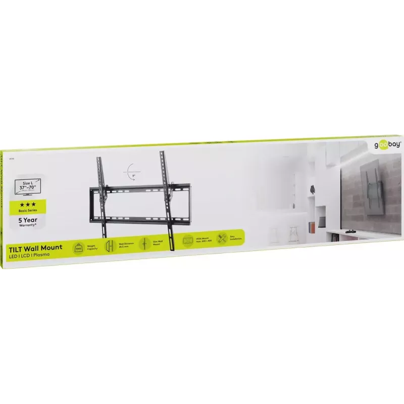 TV mount Wentronic 49741 177.8 cm (70 inch) Black