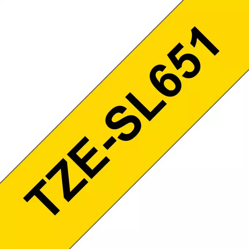 Brother TZE-SL651 label-making tape Black on gold