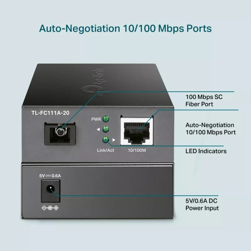 TP-Link 10/100 Mbps WDM Media Converter