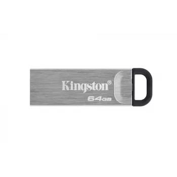 Kingston Technology DataTraveler 64GB Kyson USB Flash Drive, 64 GB, USB Type-A, 3.2 Gen 1 (3.1 Gen 1), 200 MB/s, Capless, Silver