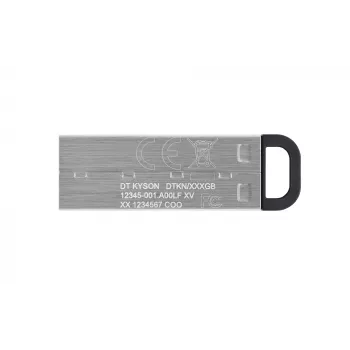 Kingston Technology DataTraveler 64GB Kyson USB Flash Drive, 64 GB, USB Type-A, 3.2 Gen 1 (3.1 Gen 1), 200 MB/s, Capless, Silver
