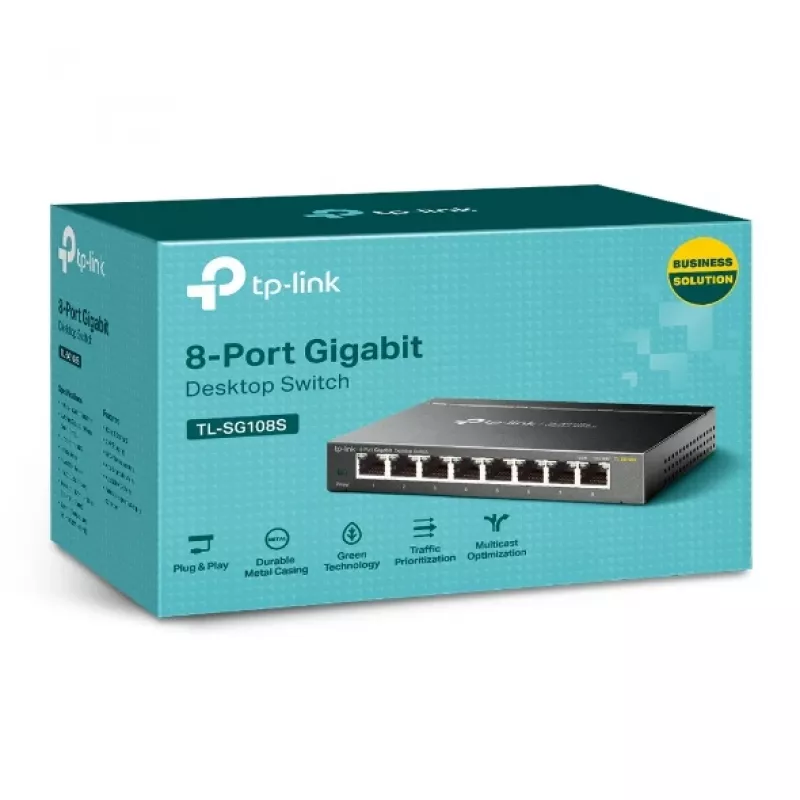 Network Switch TP-Link TL-SG108S 8-Port 10/100/1000Mbps