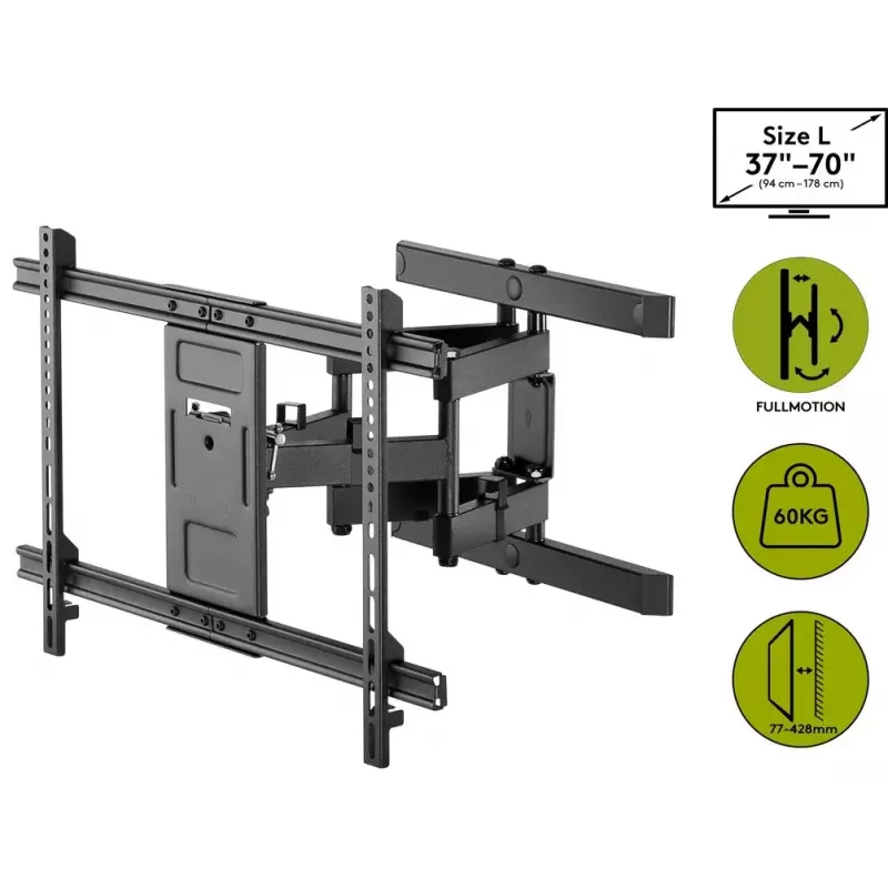 Goobay TV wall mount Pro FULLMOTION (L) 60 kg 37-70 inches